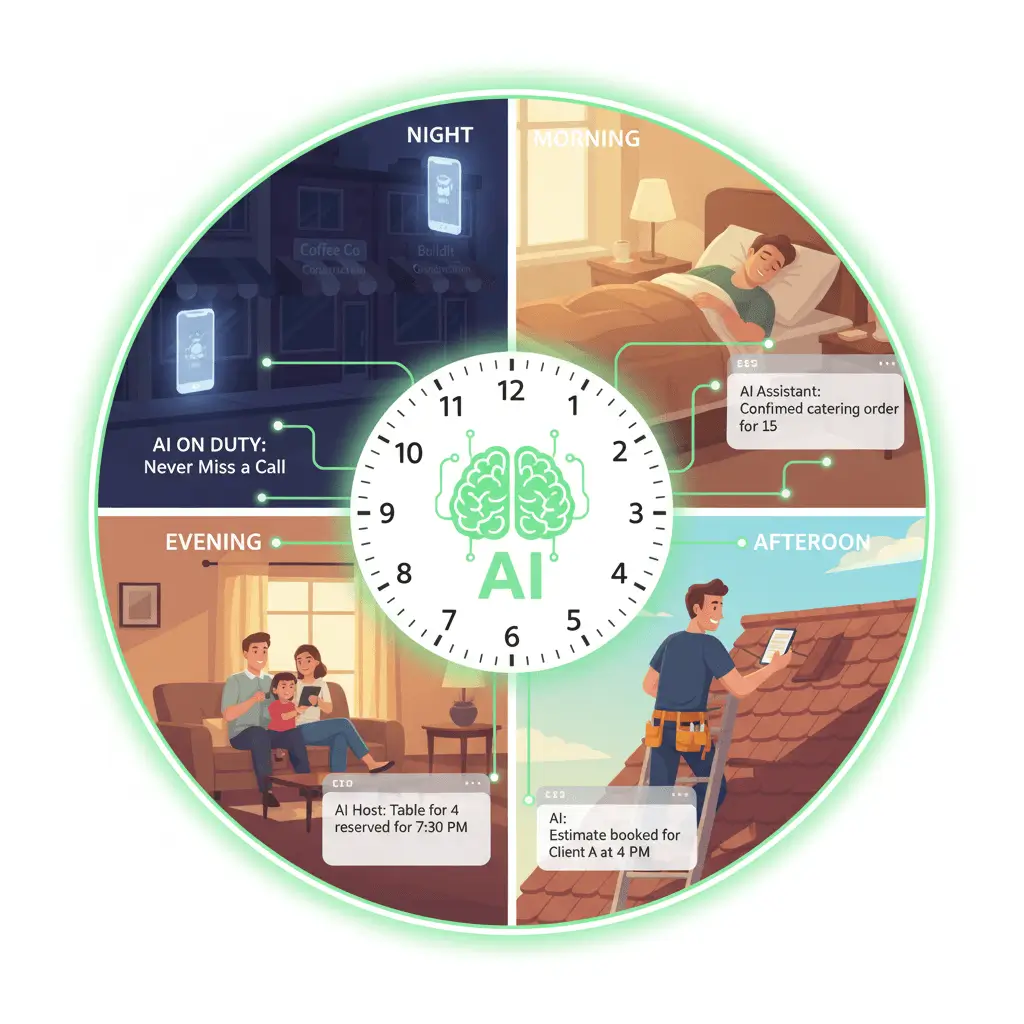 24/7 AI coverage around the clock