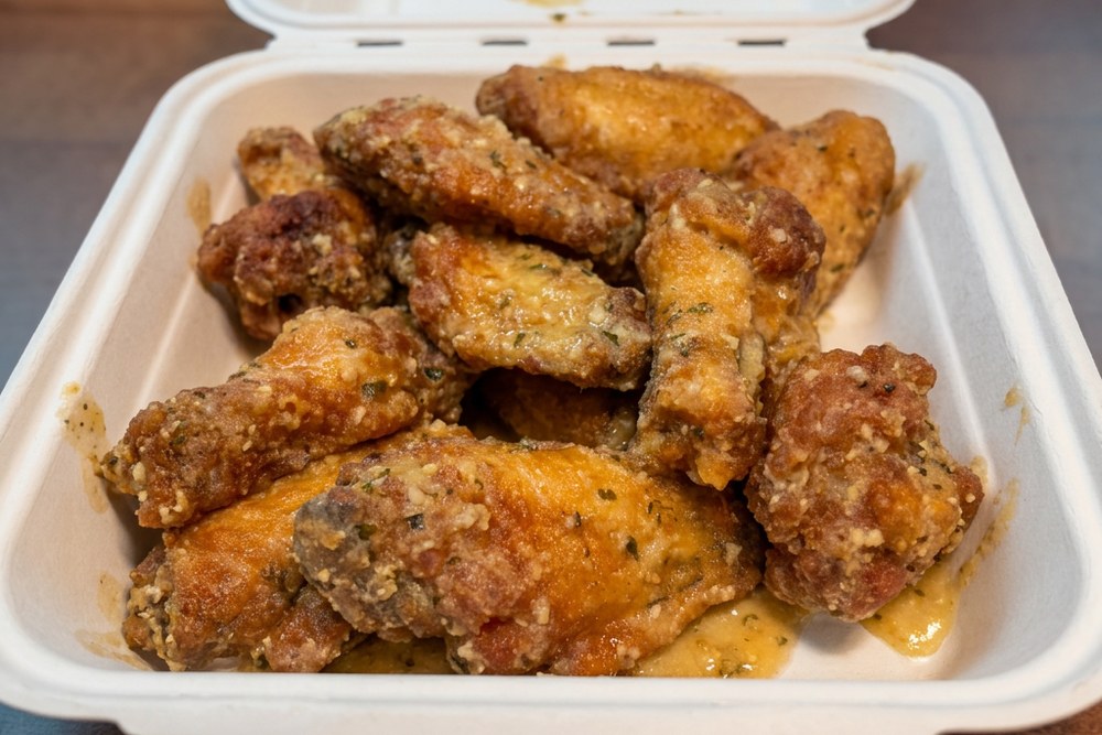 Garlic Parm Wings