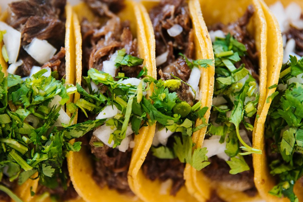 Three Carne Asada Tacos