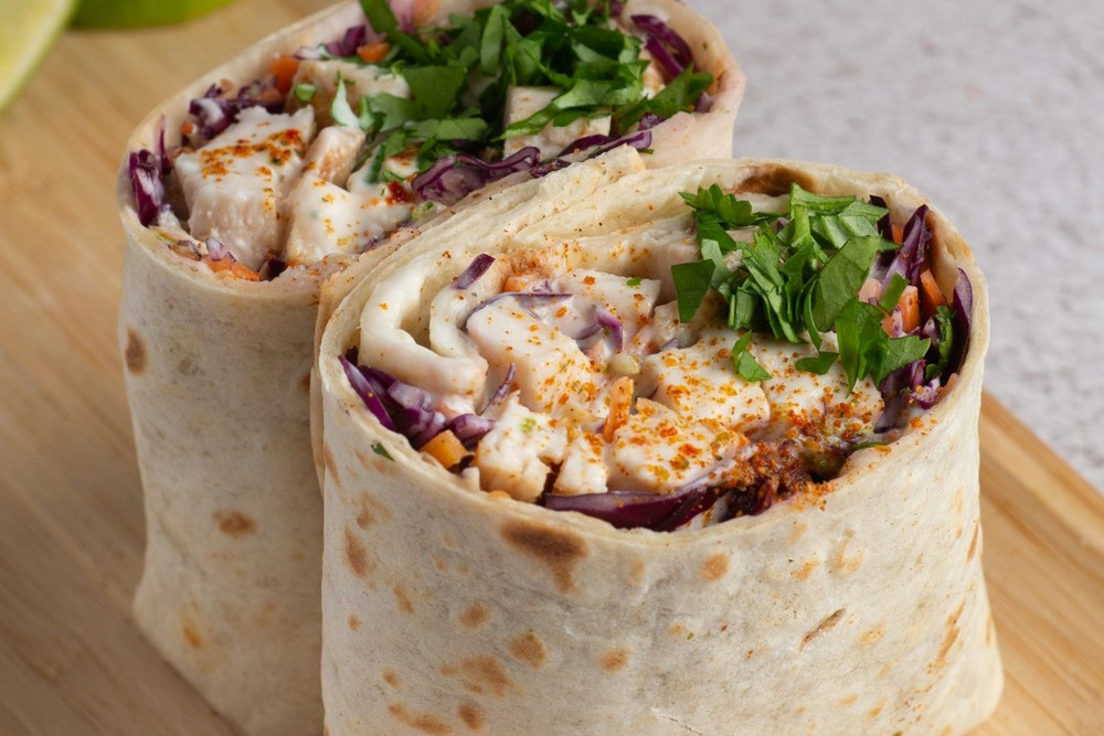 Popcorn Chicken Wrap
