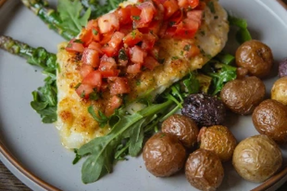 Parmesan Crusted Orange Roughy